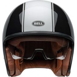 KASK MOTOCYKLOWY BELL TX501 ECE6 RALLY BLACK WHITE 