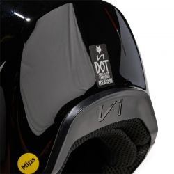 KASK FOX V1 SOLID BLACK  ENDURO CROSS