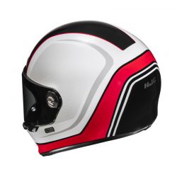 KASK MOTOCYKLOWY HJC V10 HODU WHITE BLACK 