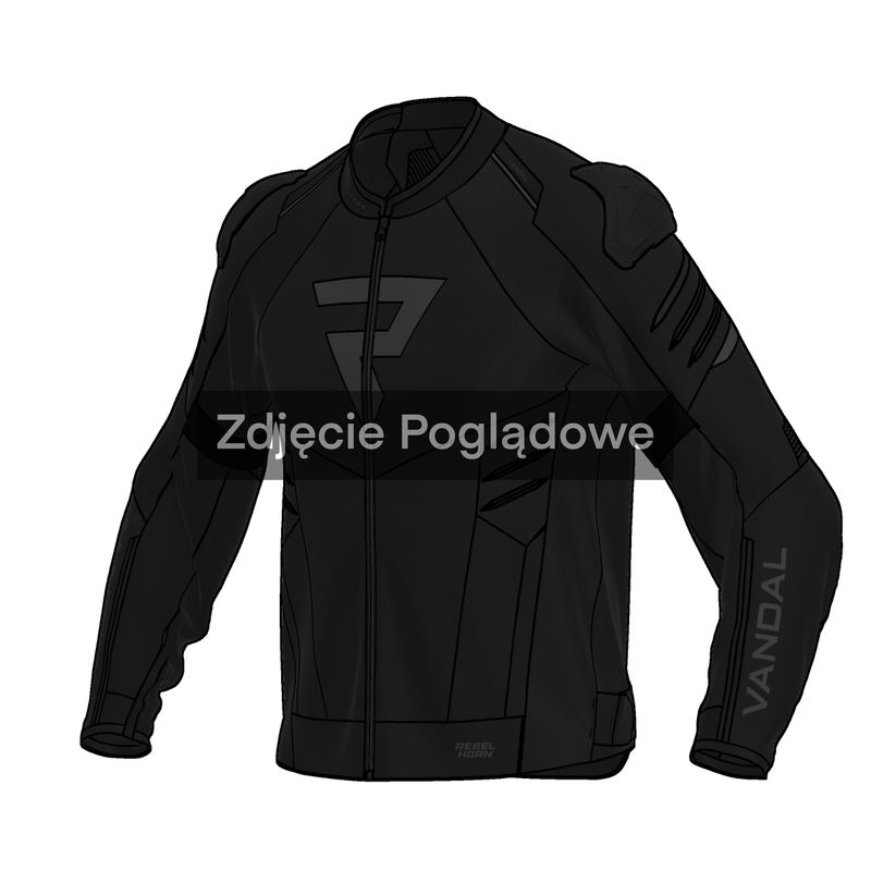 KURTKA MOTOCYKLOWA TEKSTYLNA REBELHORN VANDAL 2 AIR BLACK 