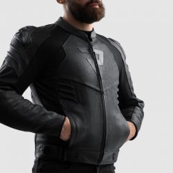 KURTKA MOTOCYKLOWA SKÓRZANA REBELHORN VANDAL 2 BLACK 