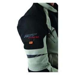 KURTKA MOTOCYKLOWA TEKSTYLNA RST PRO SERIES VENTILATOR D3O BLACK SILVER 