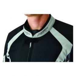 KURTKA MOTOCYKLOWA TEKSTYLNA RST PRO SERIES VENTILATOR D3O BLACK SILVER 