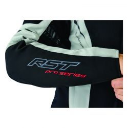 KURTKA MOTOCYKLOWA TEKSTYLNA RST PRO SERIES VENTILATOR D3O BLACK SILVER 