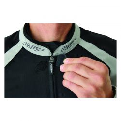 KURTKA MOTOCYKLOWA TEKSTYLNA RST PRO SERIES VENTILATOR D3O BLACK SILVER 