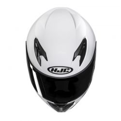 KASK MOTOCYKLOWY JUNIOR HJC Y10 SOLID PEARL WHITE 