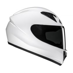 KASK MOTOCYKLOWY JUNIOR HJC Y10 SOLID PEARL WHITE 