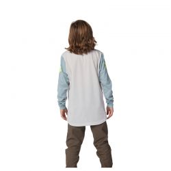 KOSZULKA ROWEROWA Z DŁUGIM RĘKAWEM FOX JUNIOR RANGER AVIATION GUNMETAL  ENDURO CROSS