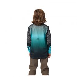 KOSZULKA ROWEROWA Z DŁUGIM RĘKAWEM FOX JUNIOR RANGER REVISE TEAL  ENDURO CROSS