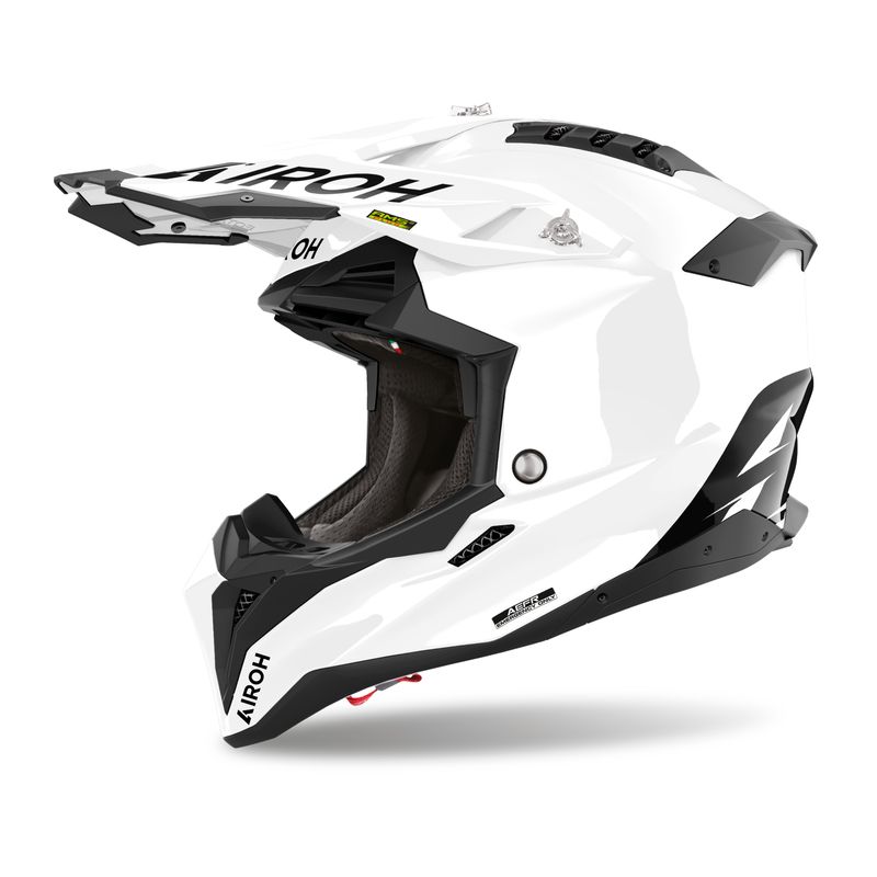 KASK MOTOCYKLOWY AIROH AVIATOR 3 EVO FIM WHITE GLOSS 