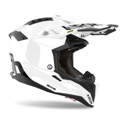 KASK MOTOCYKLOWY AIROH AVIATOR 3 EVO FIM WHITE GLOSS 