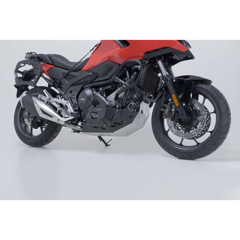 OSŁONA SILNIKA PŁYTA POD SILNIK SW-MOTECH BLACK/HONDA NC700 / NC750 WITH DCT. BLACK SILVER