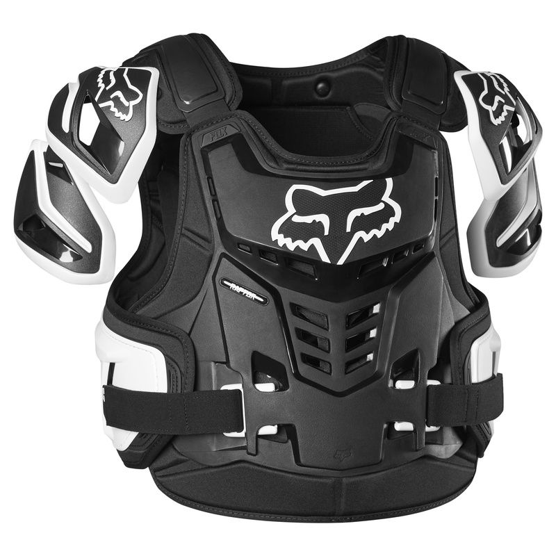 BUZER FOX RAPTOR BLACK/WHITE  ENDURO CROSS