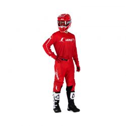 STRÓJ OFFROADOWY BLUZA I SPODNIE LEATT RIDE KIT MOTO 3.5 RED 