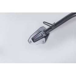 NAKŁADKA NÓŻKI BOCZNEJ SW-MOTECH BLACK/DUCATI SCRAMBLER MODELS (24-) BLACK SILVER