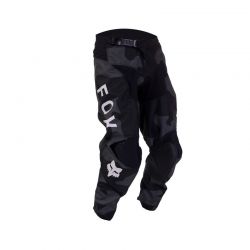 SPODNIE MOTOCYKLOWE JUNIOR FOX 180 BNKR BLACK CAMO  ENDURO CROSS