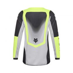 BLUZA MOTOCYKLOWA JUNIOR FOX 180 COLLECT GREY YELLOW  ENDURO CROSS