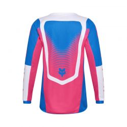 BLUZA MOTOCYKLOWA JUNIOR FOX 180 COLLECT BLUE PINK  ENDURO CROSS