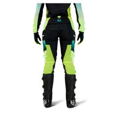 SPODNIE MOTOCYKLOWE DAMSKIE FOX 180 FLORA BLACK YELLOW  ENDURO CROSS