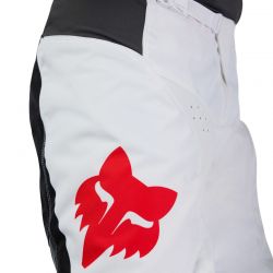 SPODNIE MOTOCYKLOWE FOX 180 FLOW WHITE RED  ENDURO CROSS