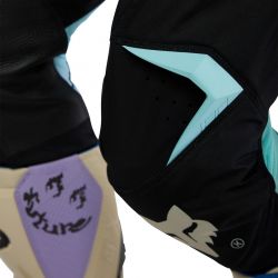 SPODNIE MOTOCYKLOWE FOX 180 HELLO FUTURE BLACK  ENDURO CROSS