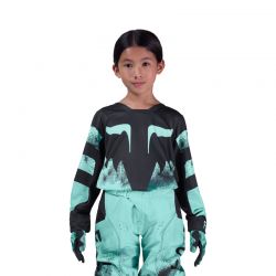 BLUZA MOTOCYKLOWA JUNIOR FOX 180 KAIROS TURQUOISE  ENDURO CROSS