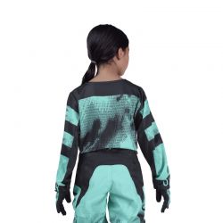 BLUZA MOTOCYKLOWA JUNIOR FOX 180 KAIROS TURQUOISE  ENDURO CROSS