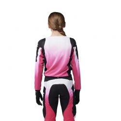 SPODNIE MOTOCYKLOWE JUNIOR FOX GIRLS 180 LEAN BLACK PINK  ENDURO CROSS