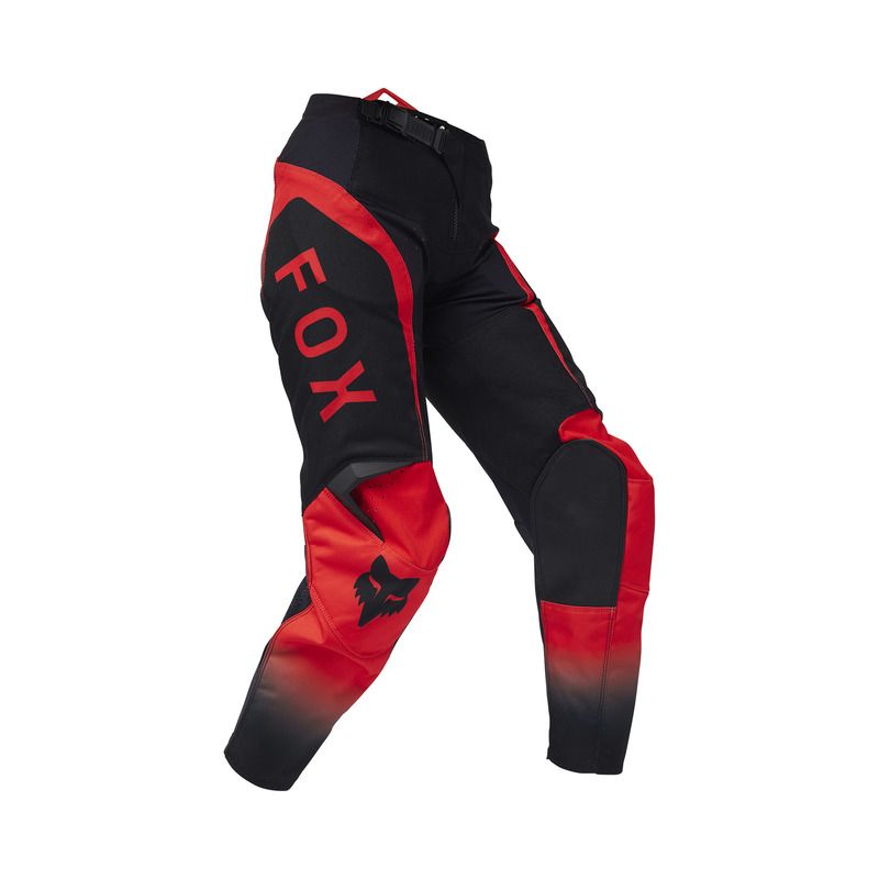 SPODNIE MOTOCYKLOWE JUNIOR FOX 180 LEAN FLUO RED  ENDURO CROSS