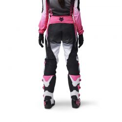 SPODNIE MOTOCYKLOWE DAMSKIE FOX 180 LEAN BLACK PINK  ENDURO CROSS