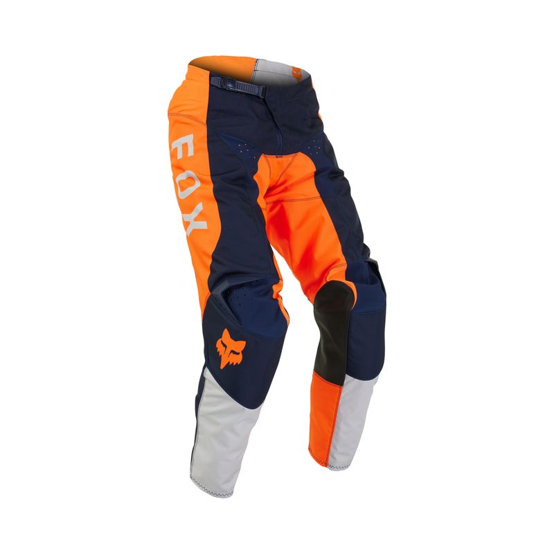 SPODNIE MOTOCYKLOWE JUNIOR FOX 180 NITRO FLUO ORANGE  ENDURO CROSS