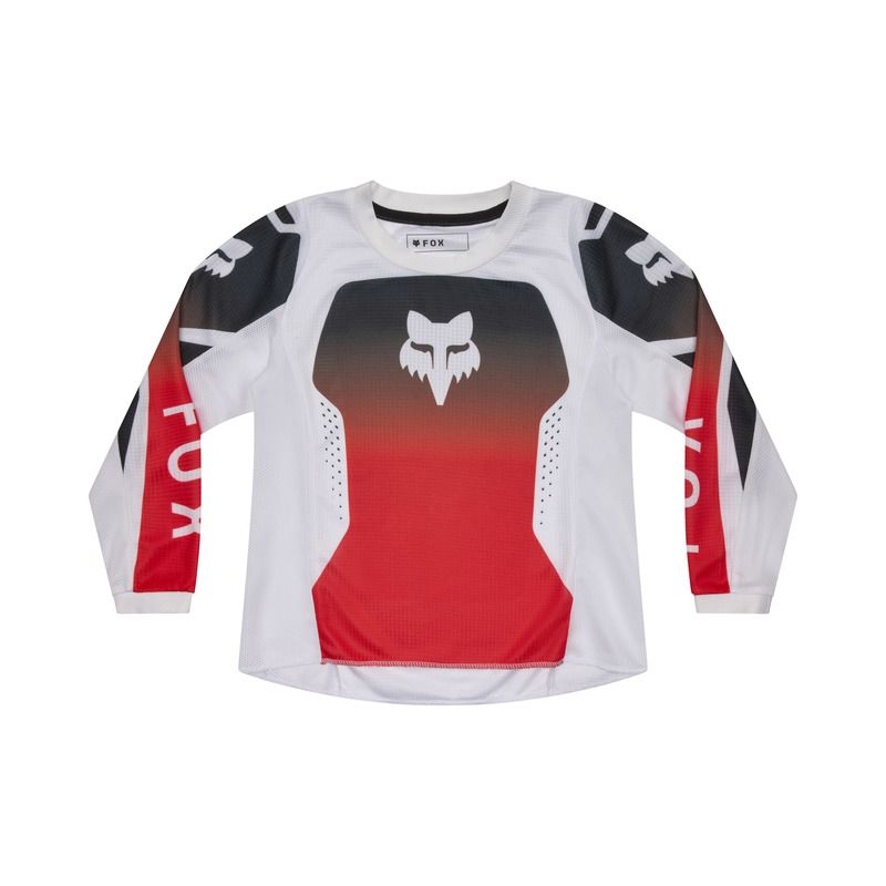 BLUZA MOTOCYKLOWA JUNIOR FOX 180 SHIELD FLUO RED  ENDURO CROSS