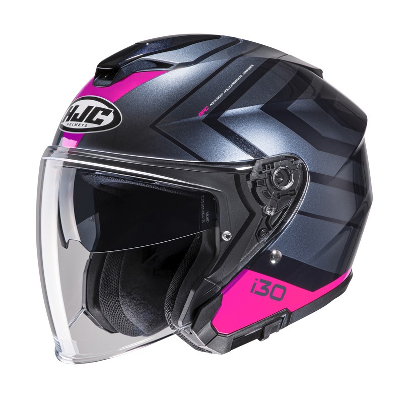 KASK HJC I30 ZETRA SILVER/PINK XS