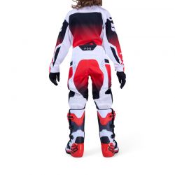 SPODNIE MOTOCYKLOWE JUNIOR FOX 180 SHIELD FLUO RED  ENDURO CROSS