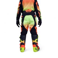 SPODNIE MOTOCYKLOWE JUNIOR FOX 180 SHIELD FLUO YELLOW  ENDURO CROSS