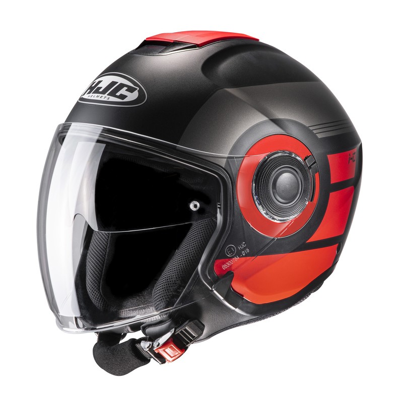 KASK HJC I40 SPINA BLACK/RED XS