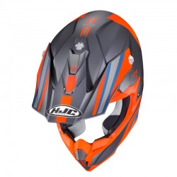 KASK HJC I50 FLUX GREY/ORANGE XS