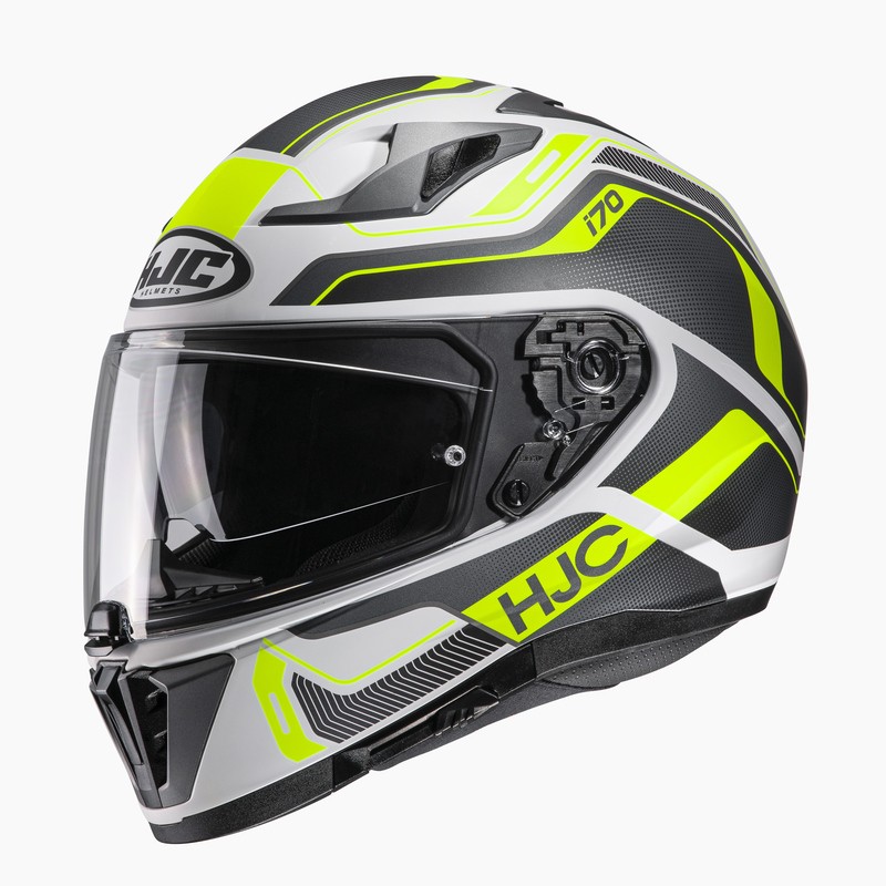 KASK HJC I70 LONEX WHITE/GREY/YELLOW XS