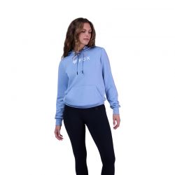 BLUZA Z KAPTUREM DAMSKA FOX ABSOLUTE PO FLEECE LIGHT SLATE  ENDURO CROSS