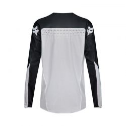 BLUZA MOTOCYKLOWA FOX 180 AIR TAPER BLACK WHITE  ENDURO CROSS