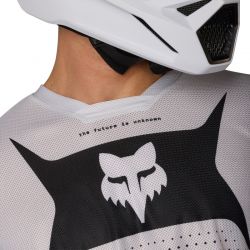 BLUZA MOTOCYKLOWA FOX 180 AIR TAPER BLACK WHITE  ENDURO CROSS