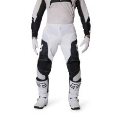 SPODNIE MOTOCYKLOWE FOX 180 AIR TAPER BLACK WHITE  ENDURO CROSS