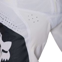 SPODNIE MOTOCYKLOWE FOX 180 AIR TAPER BLACK WHITE  ENDURO CROSS