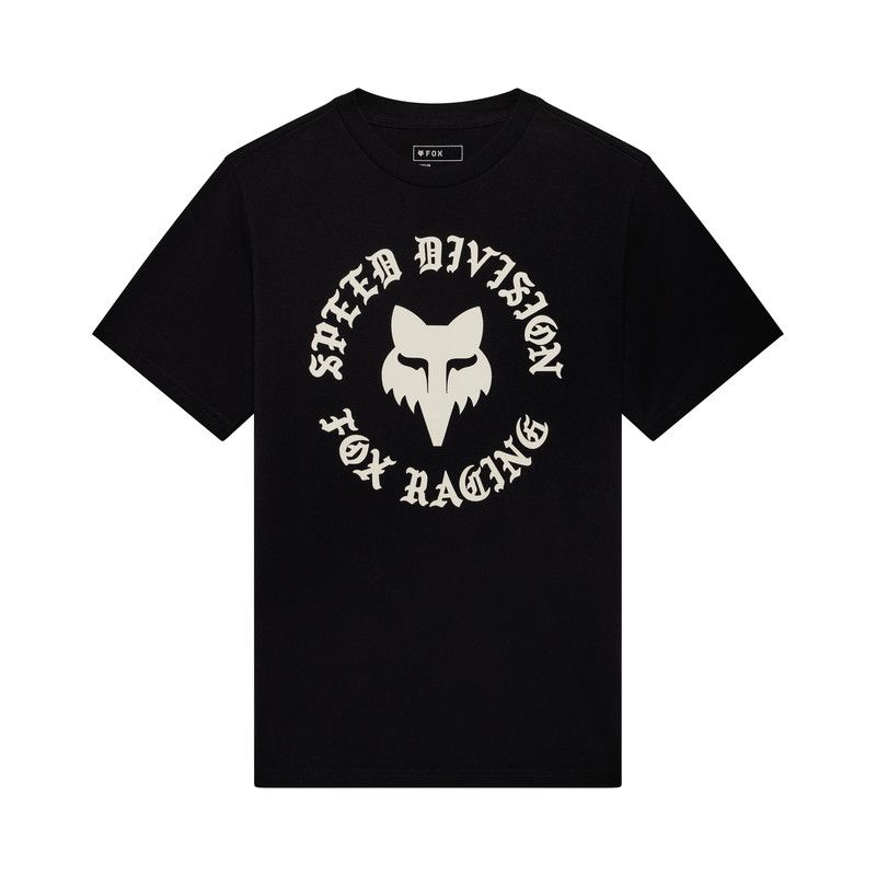 T-SHIRT FOX BADGE 195 ORIGINAL BLACK  ENDURO CROSS