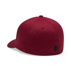 CZAPKA Z DASZKIEM FOX BADGE FLEXFIT CABERNET  ENDURO CROSS