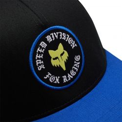 CZAPKA Z DASZKIEM JUNIOR FOX BADGE SNAPBACK BLACK OS ENDURO CROSS
