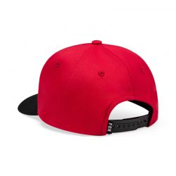 CZAPKA Z DASZKIEM JUNIOR FOX BADGE SNAPBACK RED OS ENDURO CROSS