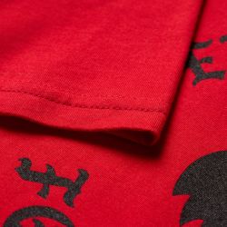 T-SHIRT JUNIOR FOX BADGE TIBETAN RED  ENDURO CROSS