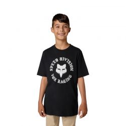 T-SHIRT JUNIOR FOX BADGE ULTRA BLACK  ENDURO CROSS
