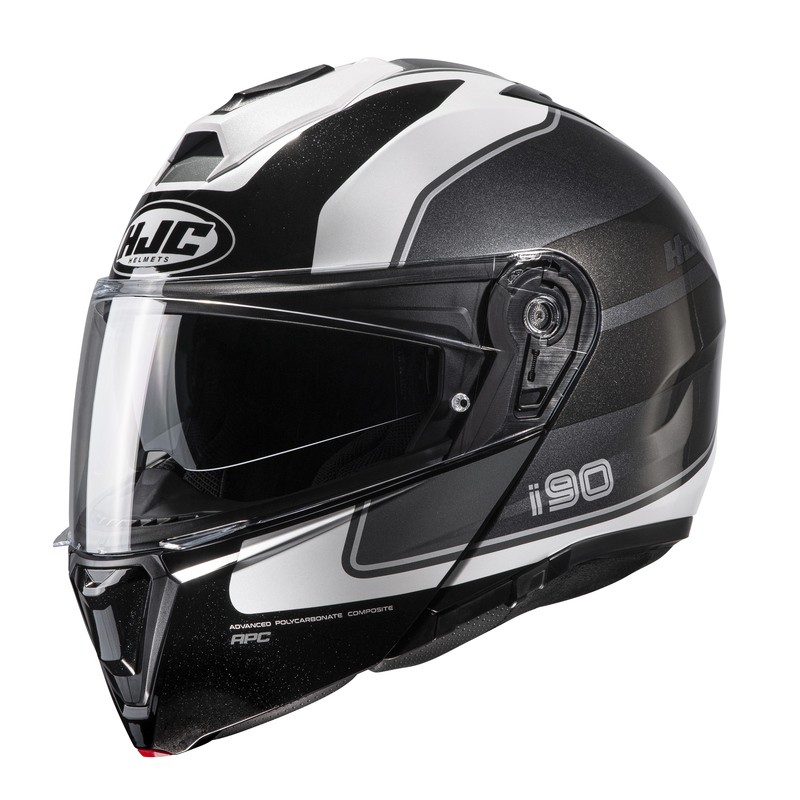 KASK HJC I90 WASCO BLACK/WHITE/GREY XS